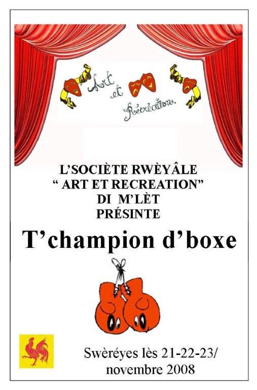 T'champion d'boxe